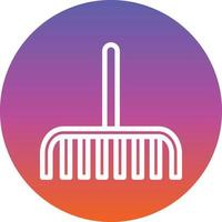 Rake Vector Icon Design