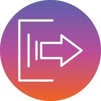 Logout Vector Icon Design