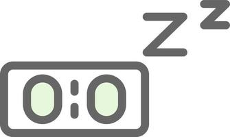 Snooze Vector Icon Design