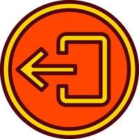 Logout Arrow Vector Icon