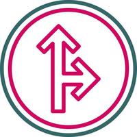 Top Right Arrow Vector Icon