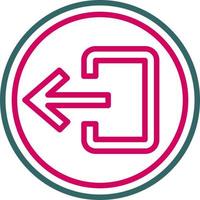 Logout Arrow Vector Icon
