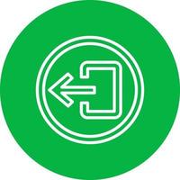 Logout Arrow Vector Icon