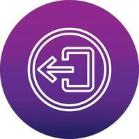 Logout Arrow Vector Icon