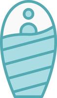 Sleeping Bag Vector Icon