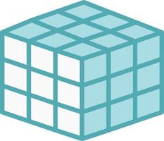 Rubik Vector Icon