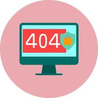 404 Error Vector Icon