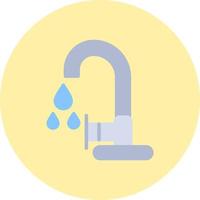 Water Faucet Vector Icon