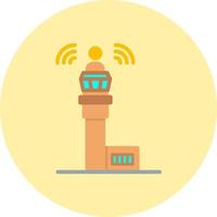 Control Tower Vector Icon