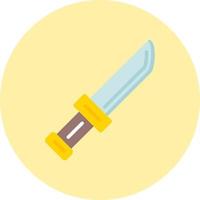 icono de vector de cuchillo