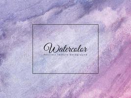 Watercolor abstract background in purple color vector