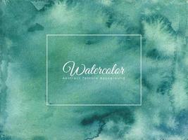 Green watercolor abstract background texture vector