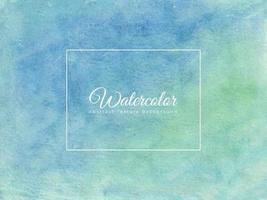 Blue green watercolor abstract background texture vector