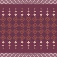 Motif ethnic handmade border beautiful art. vector
