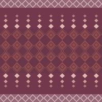 Motif ethnic handmade border beautiful art. vector