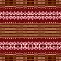 Geometric ethnic oriental ikat pattern traditional Design for background vector