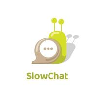 Snail And Chat vector