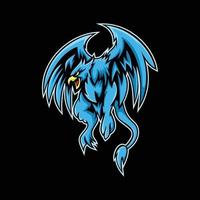 phoenix mascot logo vector