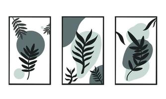 ilustración vectorial gráfico de diseño botánico boho floral perfecto para arte de pared, portada y otros vector