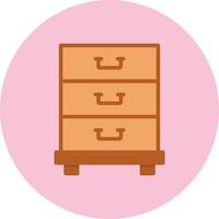 icono de vector de archivador