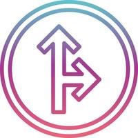 Top Right Arrow Vector Icon