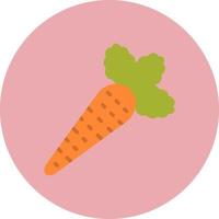 icono de vector de zanahoria