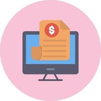 Invoice Vector icon