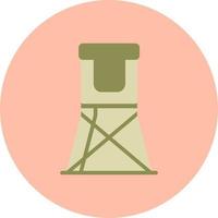 icono de vector de torre de reloj