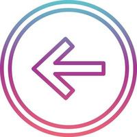 Left Arrow Vector Icon