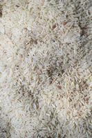 Selective focus mix grain brown rice, wheat photo