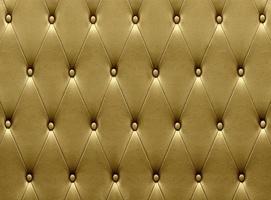 Luxurious golden leather  seat upholstery photo