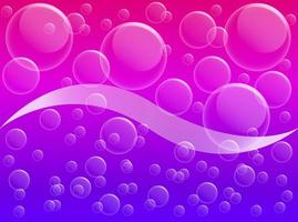 Air bubble on pink and magenta background photo
