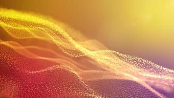 Abstract background with moving wave. 3D rendering illustration. photo