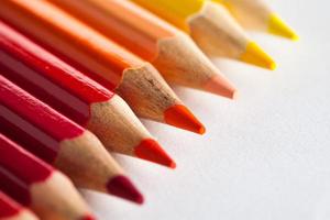 colored pencils close-up photo