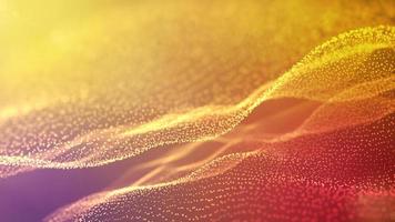 Abstract background with moving wave. 3D rendering illustration. photo