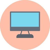 monitor de icono de vector