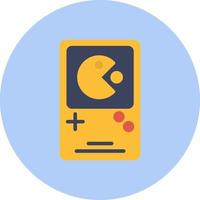 icono de vector de consola de videojuegos portátil