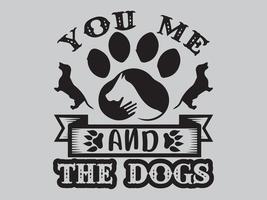 Dog T Shirt Design File vector