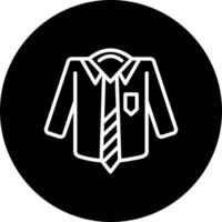 icono de vector de traje de trabajo