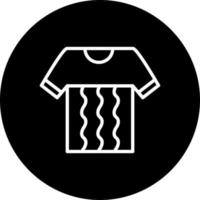 icono de vector de camiseta