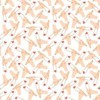 Doodle Flat Clipart. A simple hand with chopsticks. All Objects Are Repainted. vector