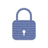 Data protection concept. Network data security vector
