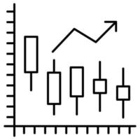 gráfico de divisas que puede modificar o editar fácilmente vector