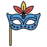 Carnival mask Which Can Easily Modify Or Edit vector