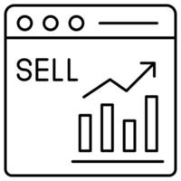 vender acciones que pueden modificarse o editarse fácilmente vector