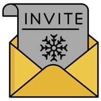 Christmas invitation Which Can Easily Modify Or Edit vector