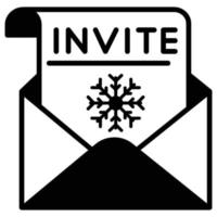 Christmas invitation Which Can Easily Modify Or Edit vector