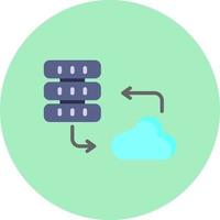 Cloud Server Vector Icon