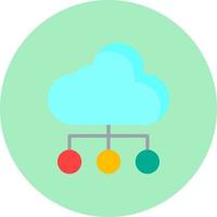 Cloud Computing Vector Icon