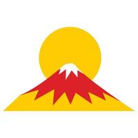 Fuji Mountain Which Can Easily Modify Or Edit vector